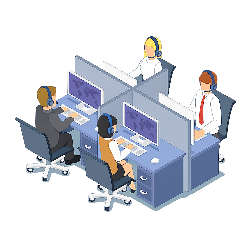 ZDH Sales call center floor